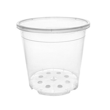 Doniczka przezroczysta produkcyjna do storczyków