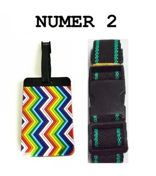 КОМПЛЕКТ ВЕШАЛКА + РЕМЕНЬ ДЛЯ БАГАЖА ЦВЕТНАЯ СУМКА ДЛЯ ЧЕМОДАНА