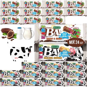 BAKALLAND BATON BA! KIDS 24x toffi / kakao + mleko