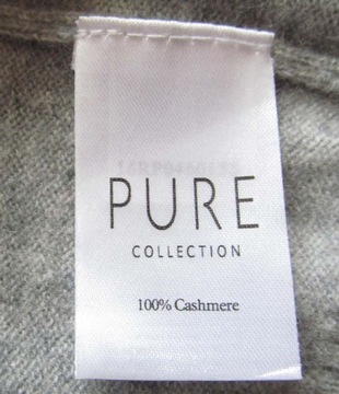 Pure Cashmere * piękny półgolf na zamek * 100% kaszmir * S