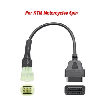in Adapter do 6 wtyk pinowy kabel do motocykla KTM