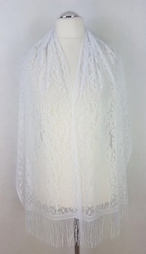 232 Красивые КРУЖЕВНЫЕ ШАРФЫ, БЕЛЫЕ