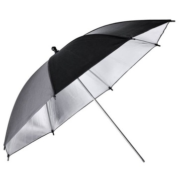 Parasolka GODOX UB-002 czarno-srebrna 84cm