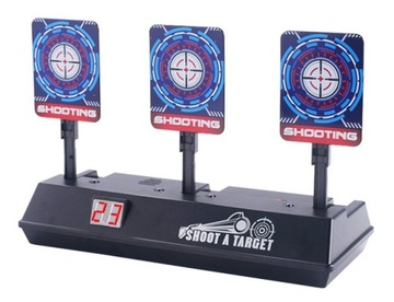 ЭЛЕКТРОННЫЙ ЩИТ NERF АВТОМАТИЧЕСКИЙ ИНТЕРАКТИВНЫЙ СВЕТОДИОДНЫЙ ЗВУК СТРЕЛЬБИНА