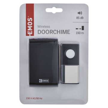 БЕСПРОВОДНОЙ ДВЕРНОЙ звонок EMOS 230 В + аккумулятор P5727