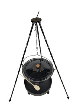 Венгерский казан 20 л FIRE 40 ковш, штатив 120 см