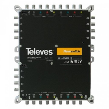 Multiswitch TELEVES 9x9x12 Quattro 714602