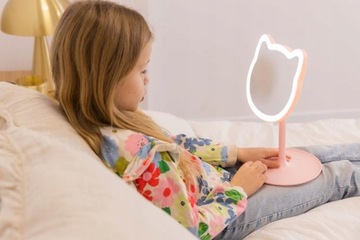 Косметическое зеркало InnoGIO GIOperfect Pink Cat со светодиодной подсветкой