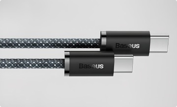 КАБЕЛЬ BASEUS STRONG USB-C КАБЕЛЬ ДЛЯ БЫСТРОЙ ЗАРЯДКИ TYPE-C PD 100 Вт QC 5A 2M