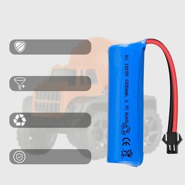 2 шт. АККУМУЛЯТОР 3,7 В 1500 мАч РУ АВТОМОБИЛЬНЫЙ АККУМУЛЯТОР ДЛЯ РУ ГРУЗОВИКА САМОЛЕТА