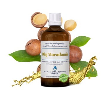 Olej olejek MAKADAMIA 100 ml naturalny do twarzy
