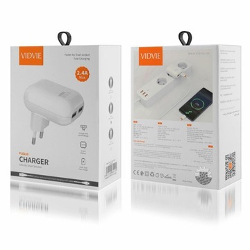 Ładowarka sieciowa usb-c + 2x usb fast charging