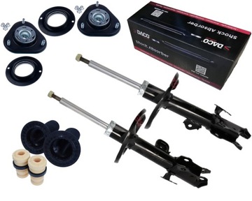 DACO 2X TLUMIČE ULOŽENÍ KRYTY DORAZY TOYOTA RAV4 III 2005-2013 PŘEDNÍ