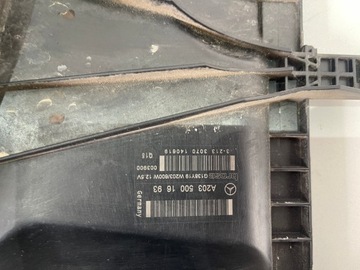 MERCEDES C TŘÍDA W203 POUZDRO VENTILÁTOR A2035001693 600W A2035400788