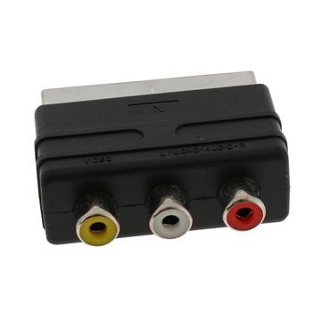 1 шт. адаптер RGB SCART «папа» на 3 «мама»