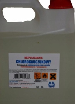Rozcieńczalnik Chlorokauczukowy- Rozpuszczalnik 5L