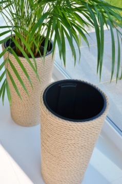 Джутовая веревка, плетеный джутовый цветочный горшок, 32 в стиле бохо