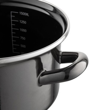 ЭМАЛЬНАЯ КАСТРЮЛЯ METALCO ENAMEL PLESZEW 1,9 л 16