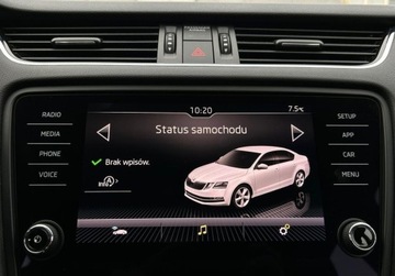 Skoda Octavia III Liftback Facelifting 1.5 TSI ACT 150KM 2019 Skoda Octavia Ambition Pakiet Amazing, FV 23, Tempomat, Czujniki, Bezwypa, zdjęcie 30
