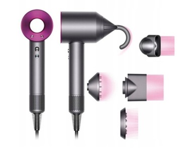 SUSZARKA DO WŁOSÓW DRYER 1600W ULTRA 5w1 JONIZACJA +5 KOŃCÓWEK MAGNETYCZNYC