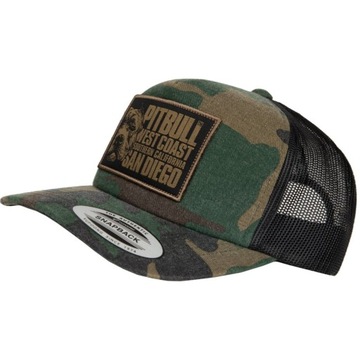 MĘSKA CZAPKA TRUCKERKA PIT BULL Z SIATKĄ REGULACJA