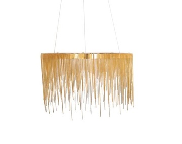 Fontanna GOLD Avenue żyrandol złote łańcuszki Ø60cm 11909