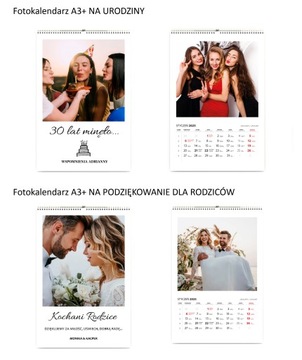 1 фотокалендарь формата А3+ ВАШИ ФОТО фотокалендарь для создания подарков