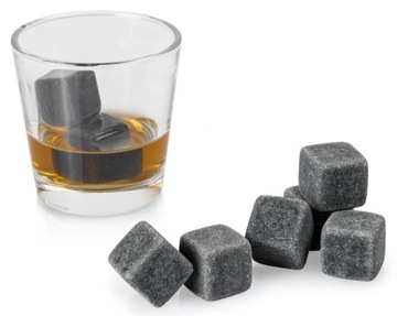 Каменные кубики льда и камни для напитков виски