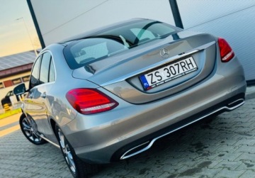 Mercedes Klasa C W205 Limuzyna 200 BlueTEC 136KM 2016 Mercedes-Benz Klasa C Avangarde Multi Led Navi Klimatronik Zarejestrowany, zdjęcie 2