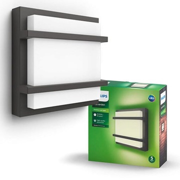 PHILIPS Kinkiet Ogrodowy Elewacyjny Lampa Zewnętrzna LED PETRONIA 12W 4000K