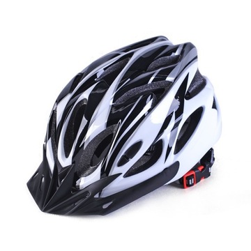 Kask Rowerowy Ze Światłami Hełm Moda Sportowa