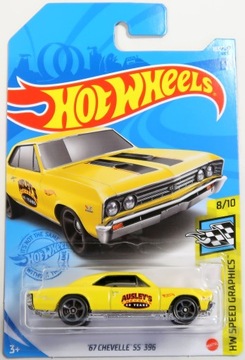 HOT WHEELS RESORAK AUTO 67 CHEVELLE SS 396