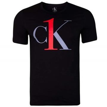 CALVIN KLEIN CZARNY T-SHIRT MĘSKI Z LOGO XL CK72 0Z8B5_A*