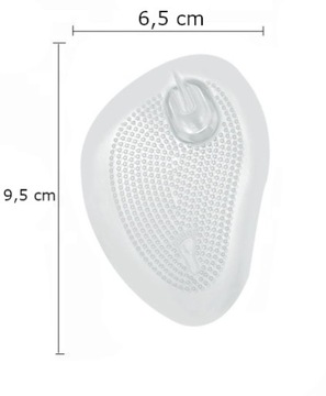 ГЕЛЕВЫЕ ВСТАВКИ ДЛЯ ШЛЕПАНЦЕВ, САНДАЛИИЙ, 2 ШТ.