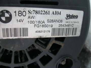 ALTERNÁTOR 7802261 BMW E60 E61 180A 03-