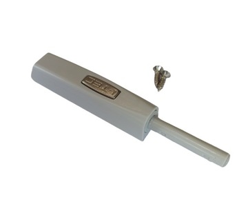 ODBOJNIK DO DRZWI MEBLOWY TIP ON T5 STRONG Z GUMKĄ + ADAPTER SZARY
