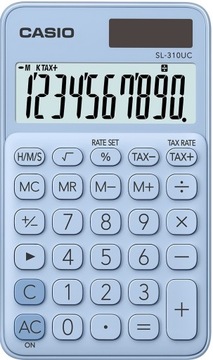 КАРМАННЫЙ КАЛЬКУЛЯТОР MAS24 CASIO SL310UC LB СИНИЙ