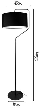 СОВРЕМЕННЫЙ НАСТОЛЬНЫЙ СВЕТИЛЬНИК С АБАРЬЕМ 40 СМ LED