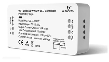 ИНТЕЛЛЕКТУАЛЬНЫЙ СВЕТОДИОДНЫЙ КОНТРОЛЛЕР WIFI GLEDOPTO