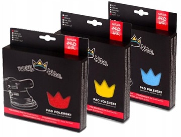 Royal Pads ZESTAW pady polerskie DA 75mm GĄBKI