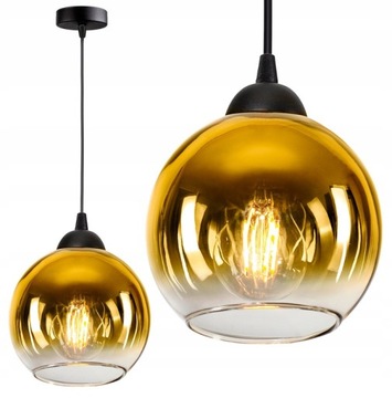 LAMPA SZKLANA WISZĄCA SUFITOWA ŻYRANDOL KULE LED