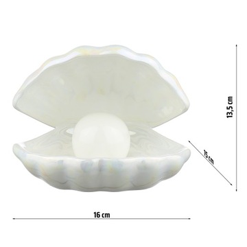 БЕСПРОВОДНОЙ ДИЗАЙН НОЧНИК КЕРАМИЧЕСКИЙ СВЕТОДИОДНЫЙ SHELL PEARL