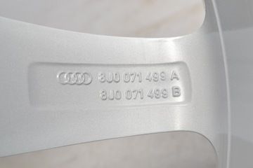 4× DISK HLINÍK AUDI OE 8J0071499A 9.0" X 19" 5X112 ET 52