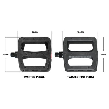 Педали Odyssey Twisted PC BMX розовые