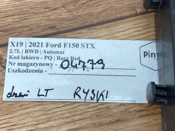 KLIKA DVEŘE LEVÝ ZADNÍ FORD F150 2021+ USA