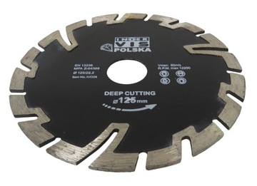 INTERVIS 125 АЛМАЗНЫЙ БЕТОННЫЙ ЩИТ Глубокая резка