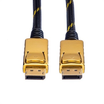 Кабель DisplayPort DP-DP M/M, золотой, 7,5 м