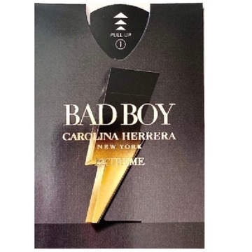 PRÓBKA Carolina Herrera Bad Boy Extreme EDP 0,3ml WODA PERFUMOWANA MĘSKA