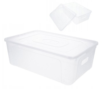 Pojemnik pudełko organizer na buty pojemnik plastikowy z pokrywą 11l