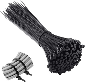 opaski zaciskowe TRYTYTKI kablowe 7x400mm 25 SZTUK mocne długie opaska